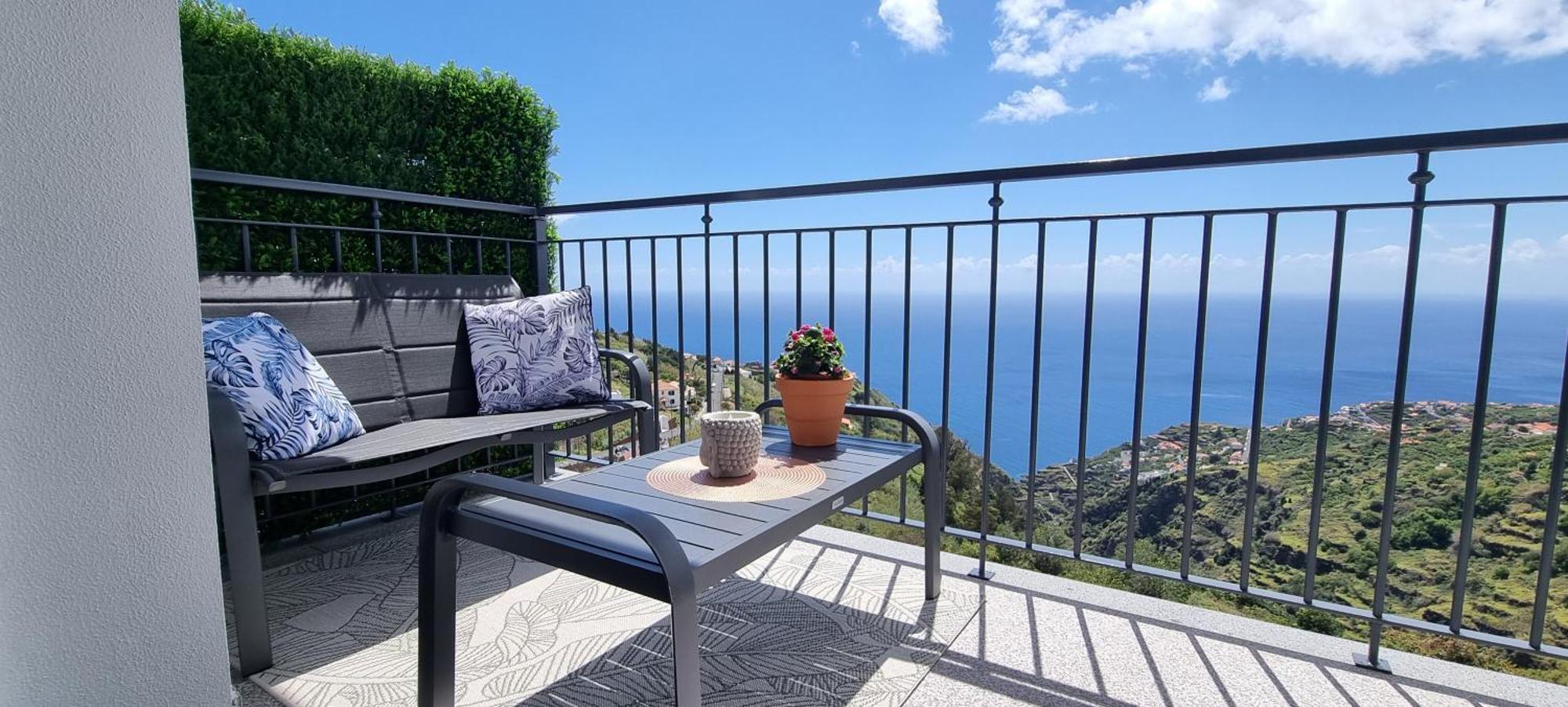 Ferienwohnung Casa Mar Azul Arco da Calheta  Exterior foto