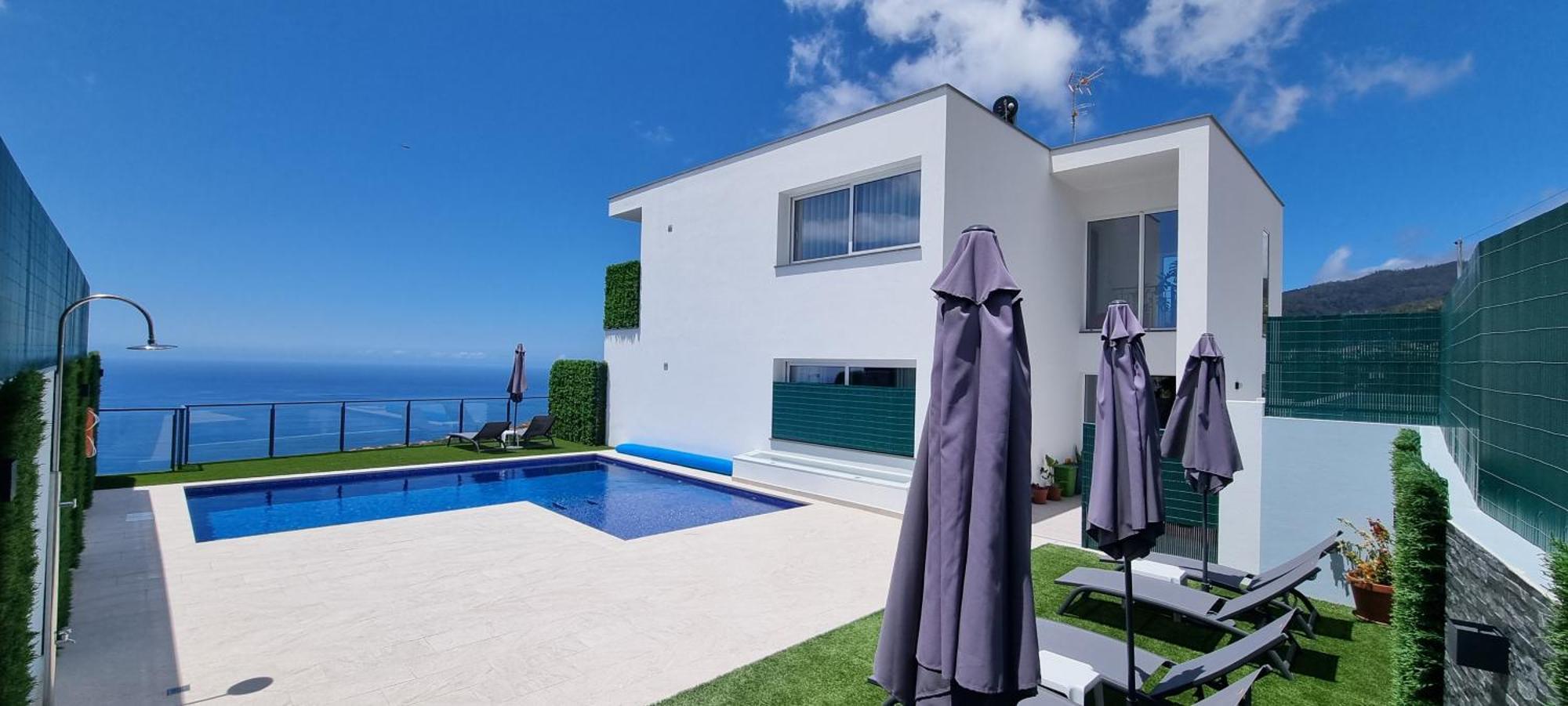 Ferienwohnung Casa Mar Azul Arco da Calheta  Exterior foto